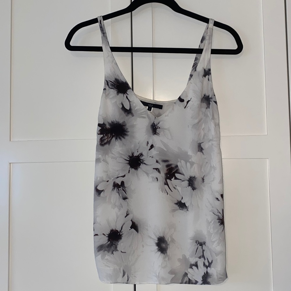 Tibi sz 4 floral tank
